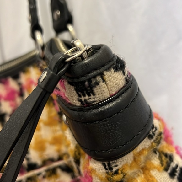 Coach Daisy Wool Tweed Plaid Emma Tote F25083 - Picture 11 of 12